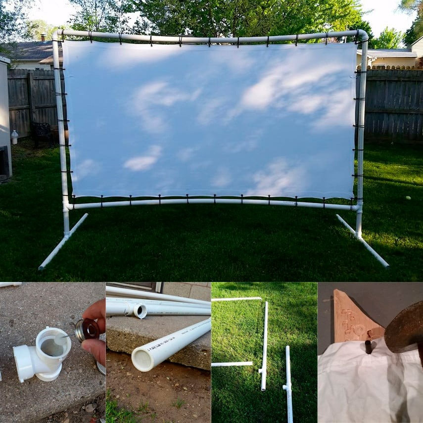 diy projector screen frame